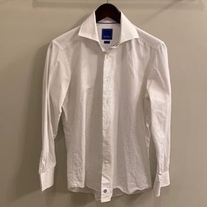 David Donahue Men’s White Dress Shirt